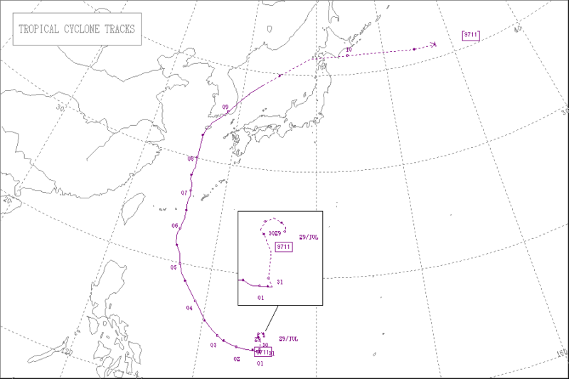 1997年台風第11号