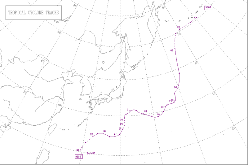 1998年台風第4号