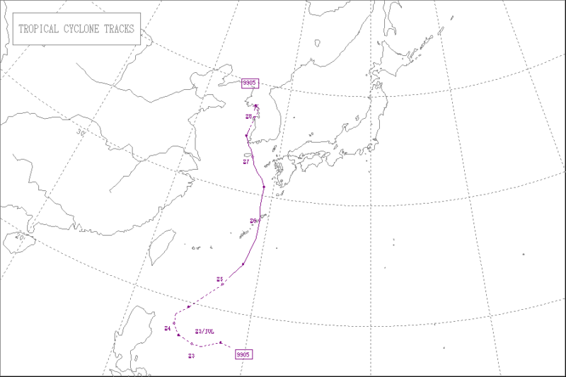1999年台風第5号