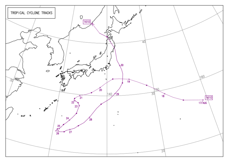 2016年台風第10号
