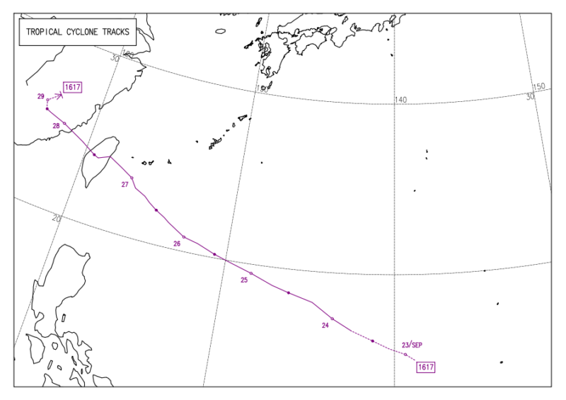 2016年台風第17号