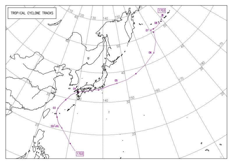 2017年台風第3号