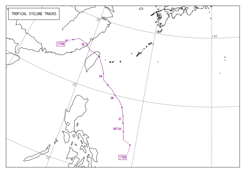 2017年台風第9号