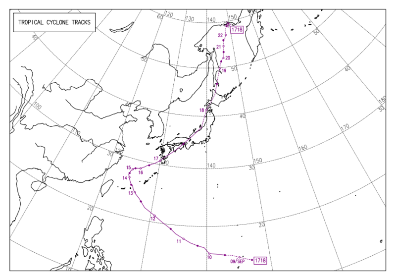 2017年台風第18号