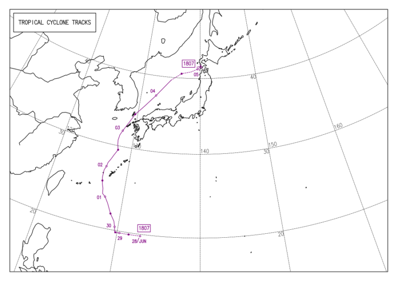 2018年台風第7号