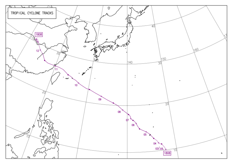 2018年台風第8号