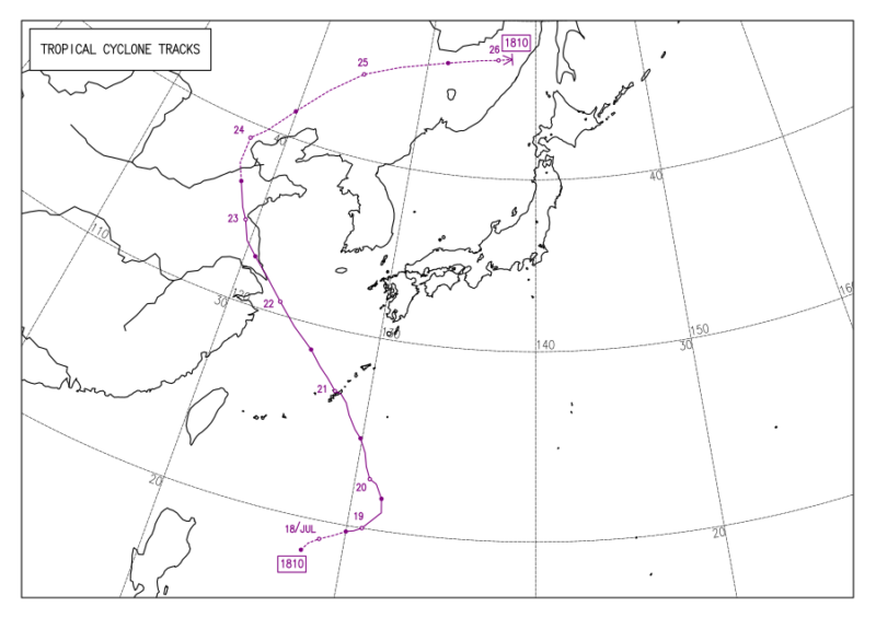 2018年台風第10号