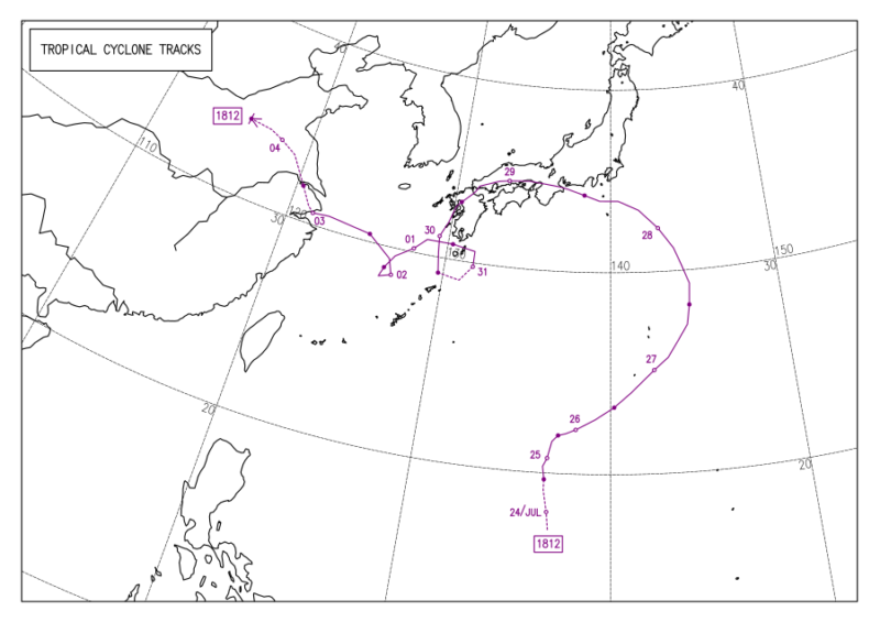 2018年台風第12号