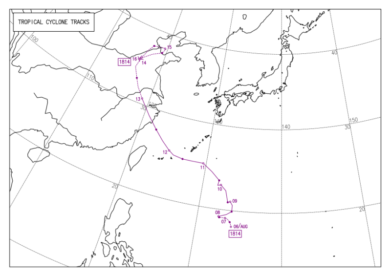 2018年台風第14号