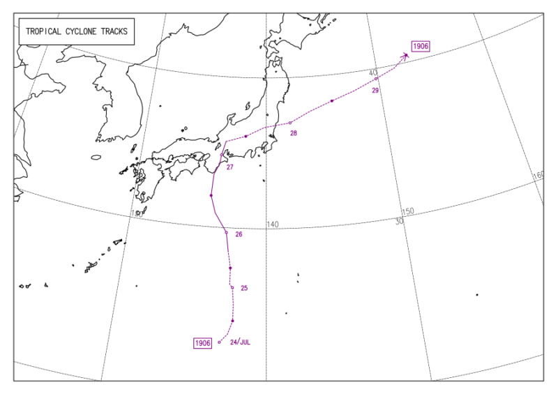 2019年台風第6号