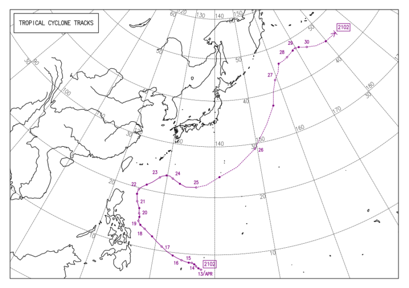 2021年台風第2号