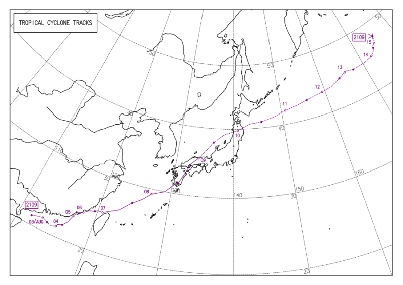 2021年台風第9号