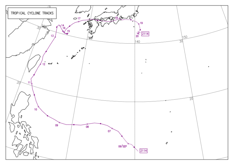 2021年台風第14号