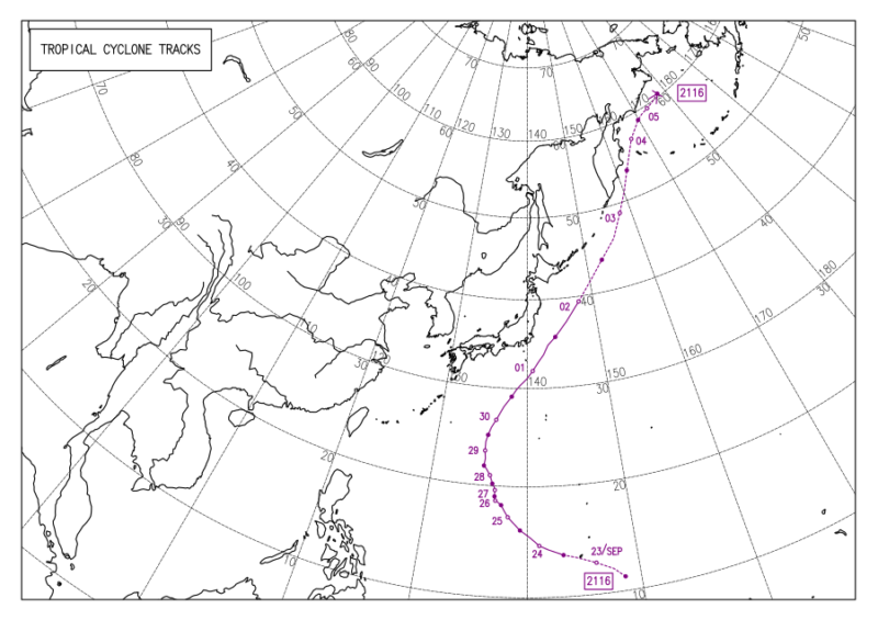 2021年台風第16号
