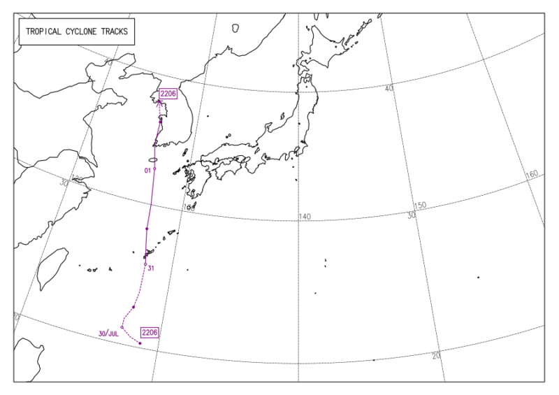 2022年台風第6号