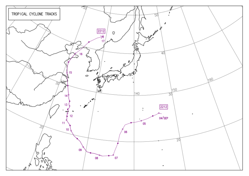 2022年台風第12号