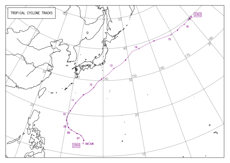 2023年台風第3号