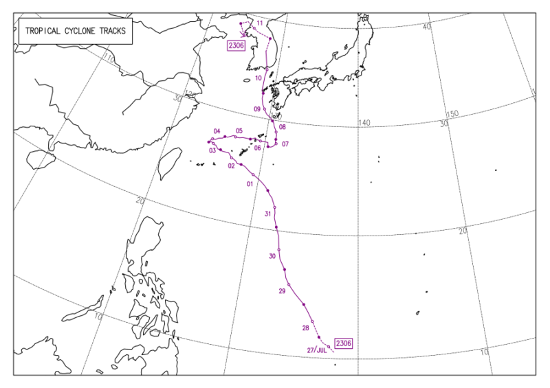 2023年台風第6号