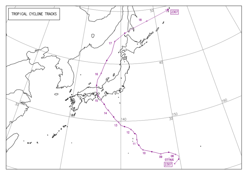 2023年台風第7号
