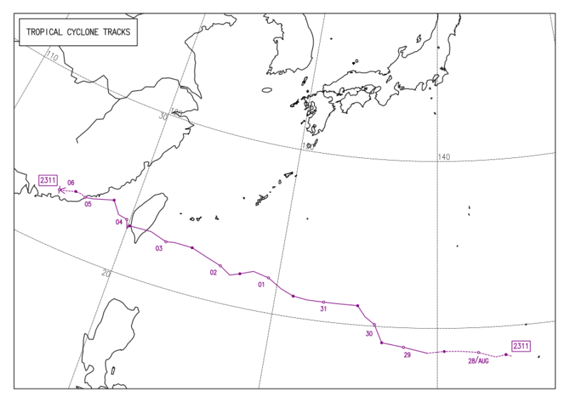 2023年台風第11号