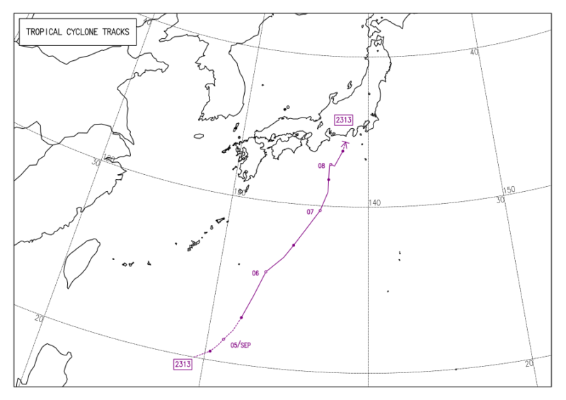 2023年台風第13号