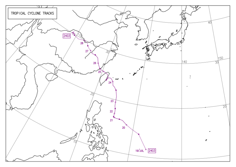 2024年台風第3号