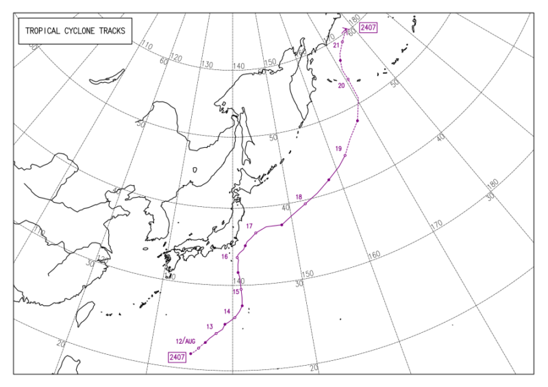 2024年台風第7号