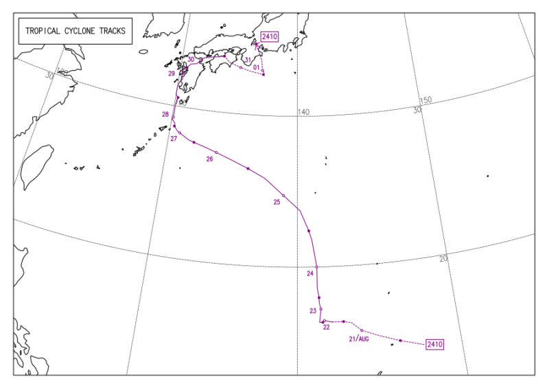 2024年台風第10号